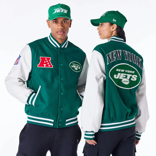 Chaqueta Varsity New York Jets NFL Patch - New Era