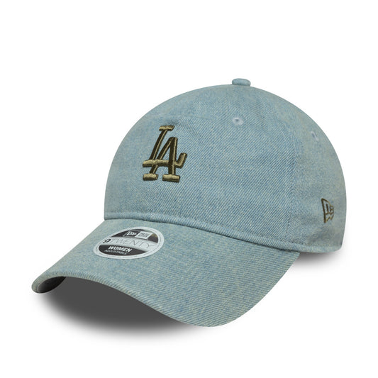 9TWENTY LA Dodgers Womens MLB Denim Pastel Blue 9TWENTY Adjustable Cap