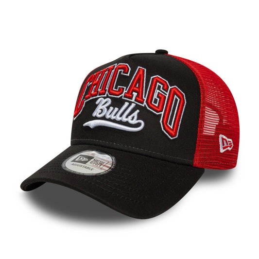 9FORTY Gorra Chicago Bulls NBA Script 9FORTY E-Frame Trucker Negro