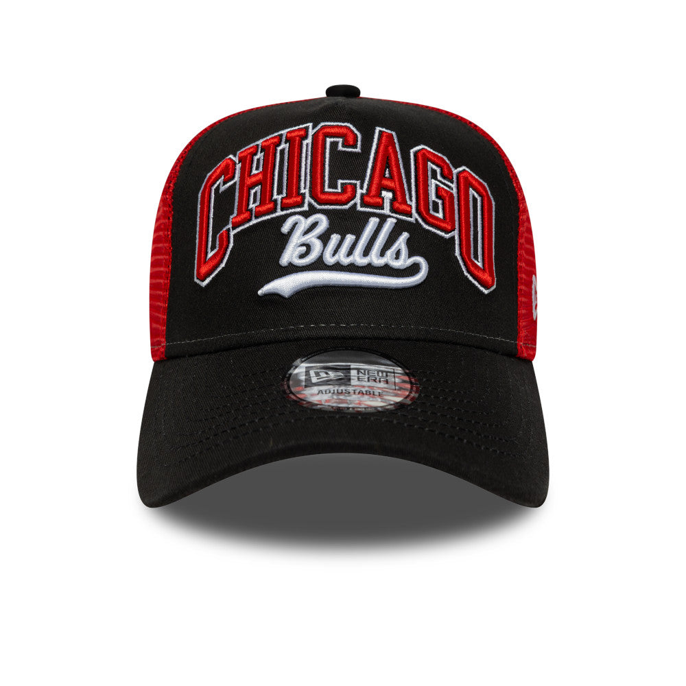 9FORTY Gorra Chicago Bulls NBA Script 9FORTY E-Frame Trucker Negro