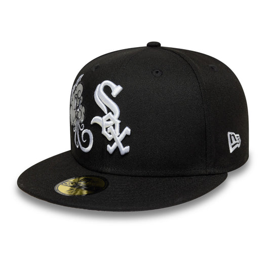 59FIFTY Chicago White Sox MLB Food Icon Black 59FIFTY FItted Cap