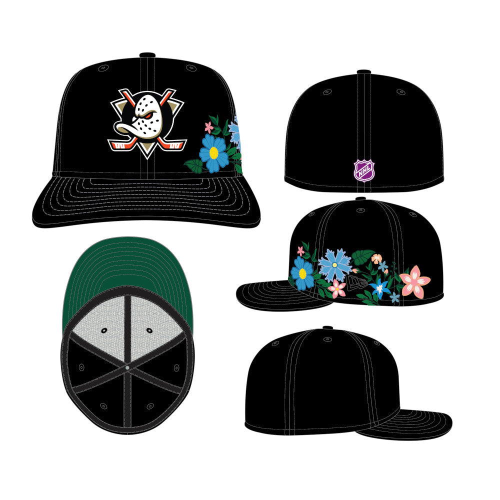 TONAL FLORALS ANAHEIM DUCKS