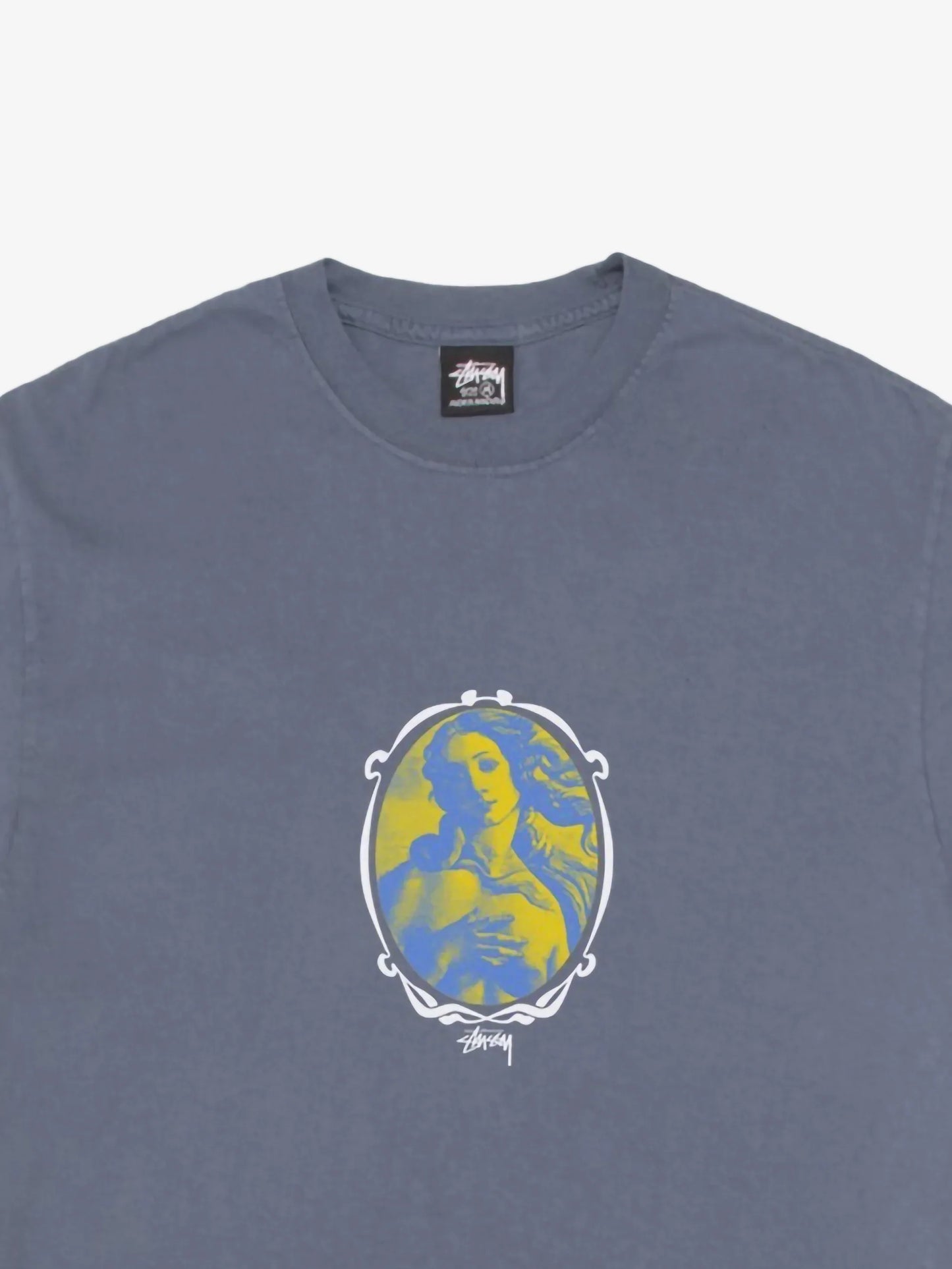 Stussy Venus Oval Pigment Dyed Tee Indigo