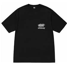 Stussy Surfwalk Pigment Dyed Tee Black