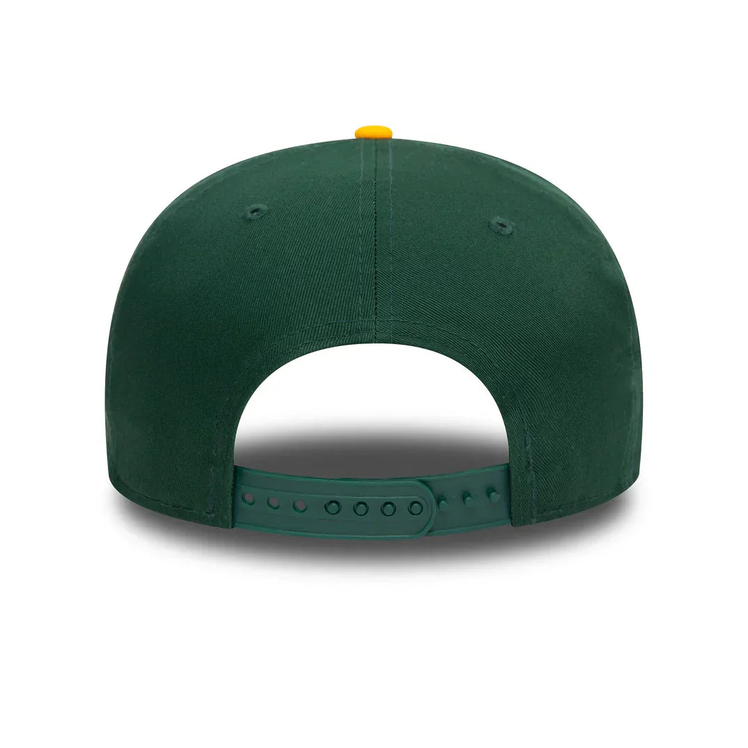 Gorra snapback 9FIFTY de color verde oscuro del equipo de béisbol de MLB Oakland Athletics