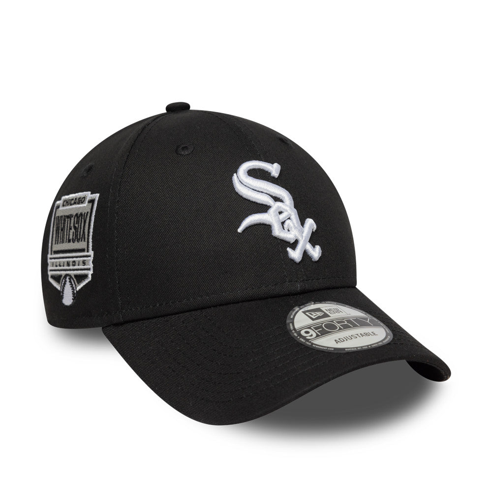 9FORTY Gorra Chicago White Sox MLB Side Patch 9FORTY Negro