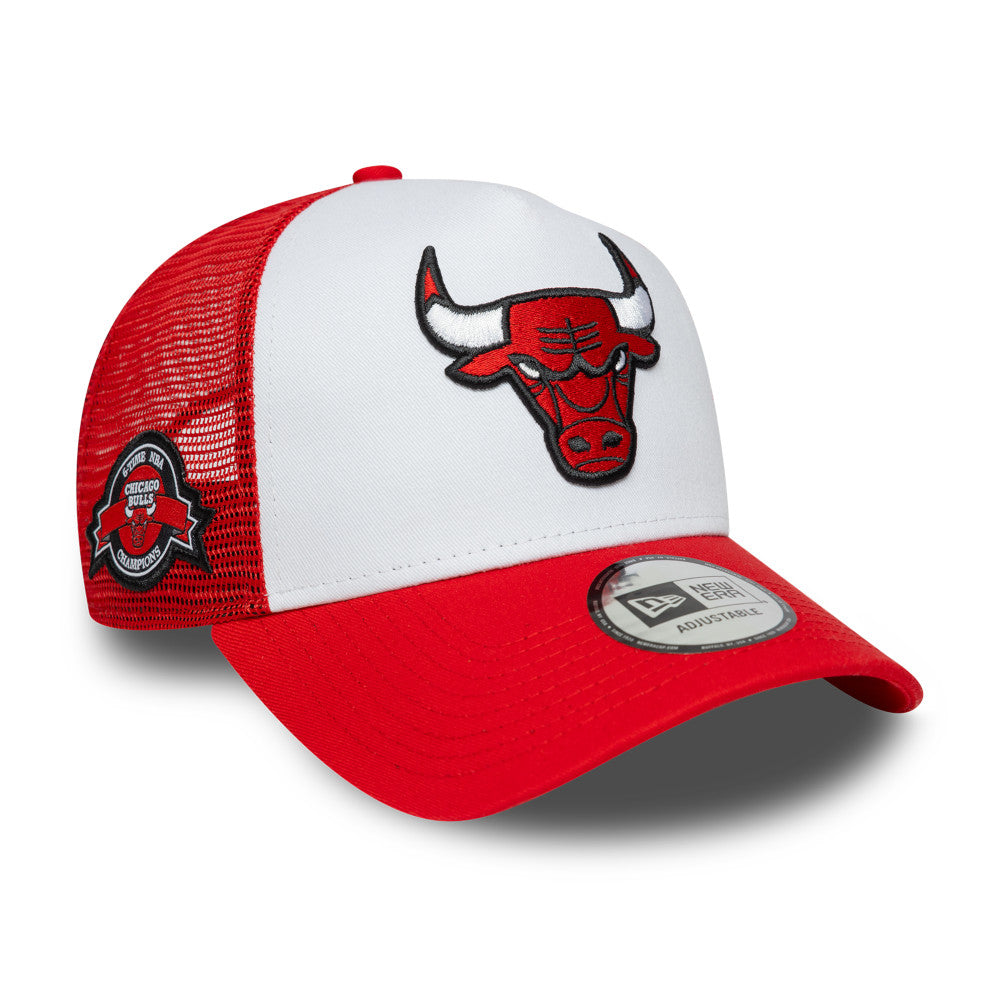 9FORTY Gorra Chicago Bulls NBA Side Patch 9FORTY A-Frame Trucker Rojo