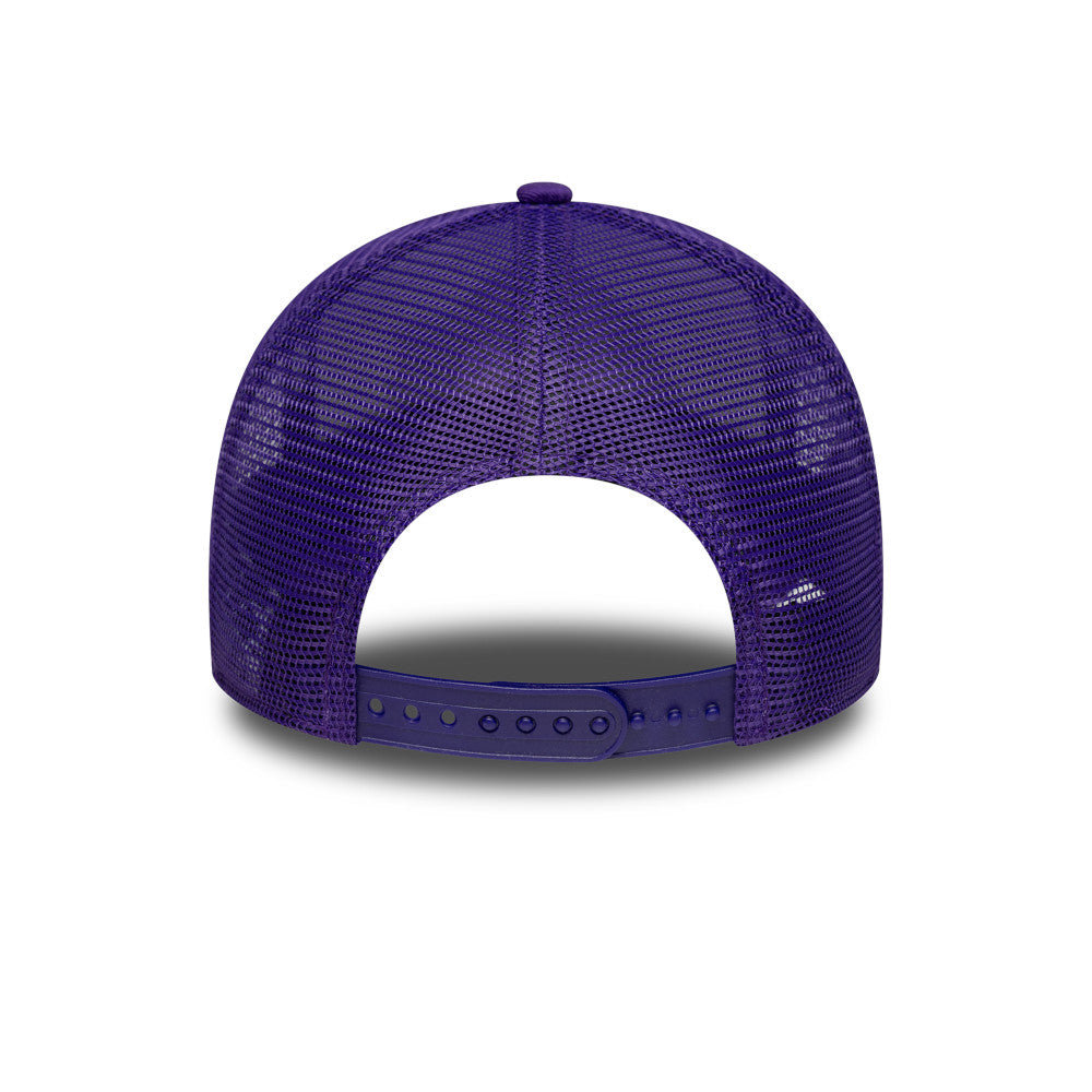 9FORTY Gorra LA Lakers NBA Side Patch 9FORTY A-Frame Trucker Morado