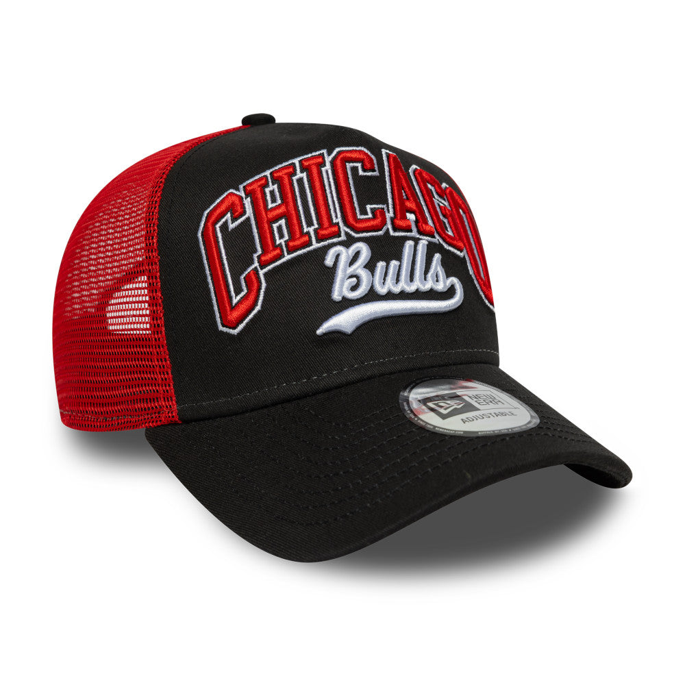 9FORTY Gorra Chicago Bulls NBA Script 9FORTY E-Frame Trucker Negro