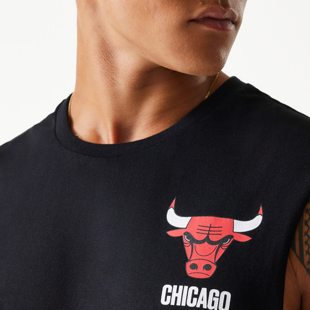 NBA GRAPHIC SLVLSS TEE CHICAGO BULLS BLK