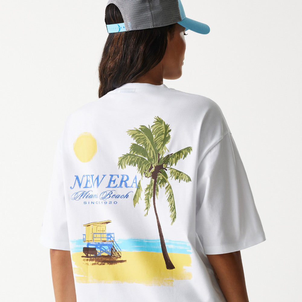 NE VACATION GRAPHIC OS TEE NEW ERA WHI WSL
