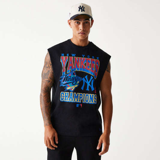 MLB SLEEVELESS GRAPHIC TEE  NEW YORK YANKEES BLK