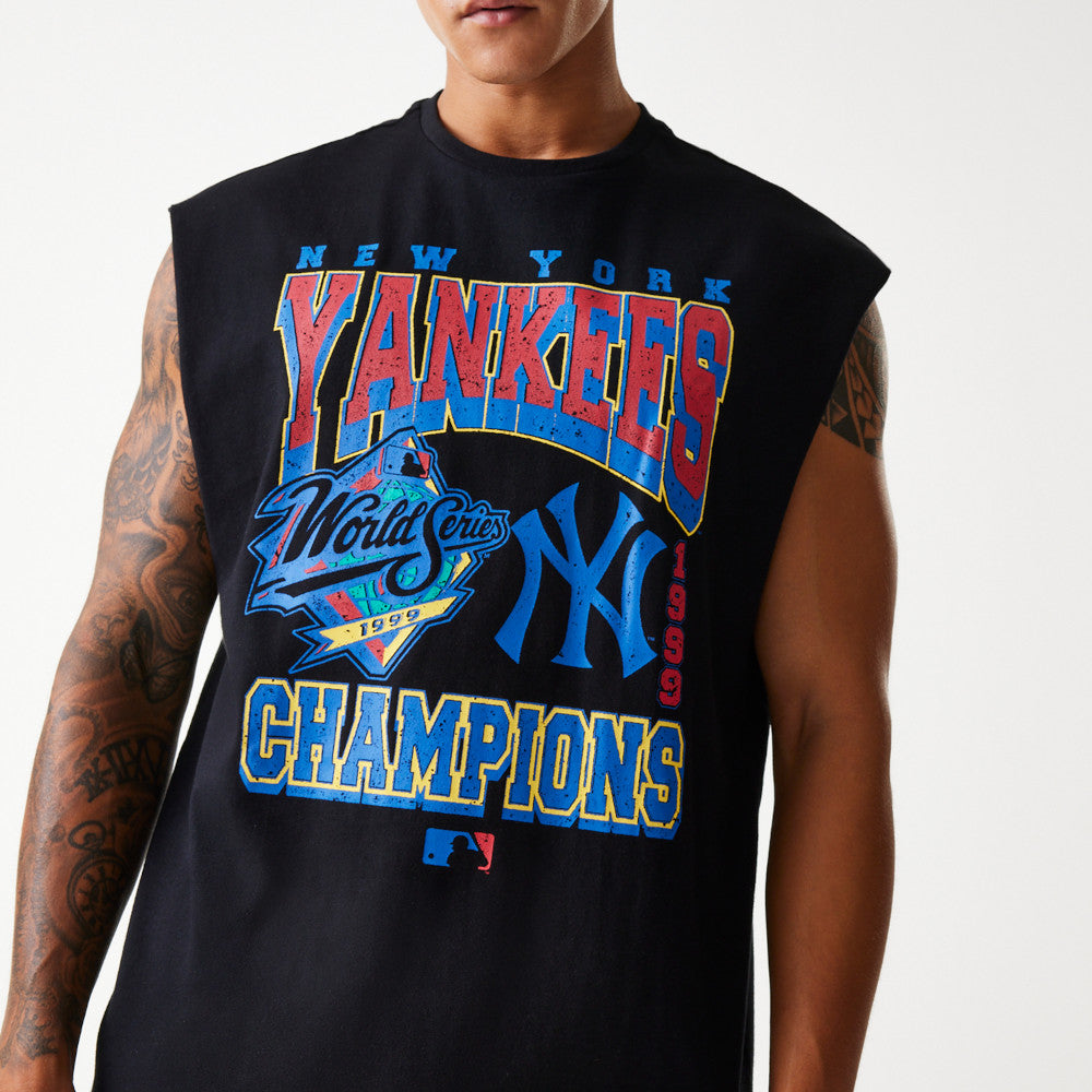 MLB SLEEVELESS GRAPHIC TEE  NEW YORK YANKEES BLK