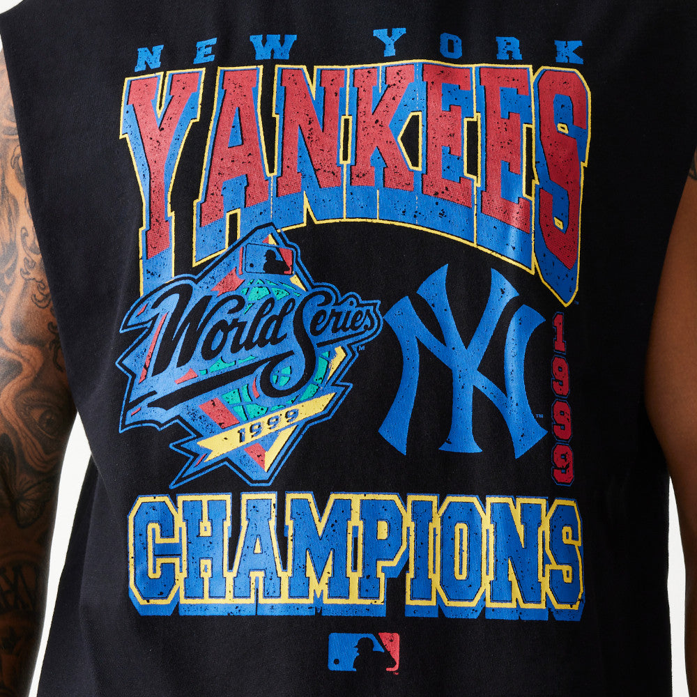 MLB SLEEVELESS GRAPHIC TEE  NEW YORK YANKEES BLK