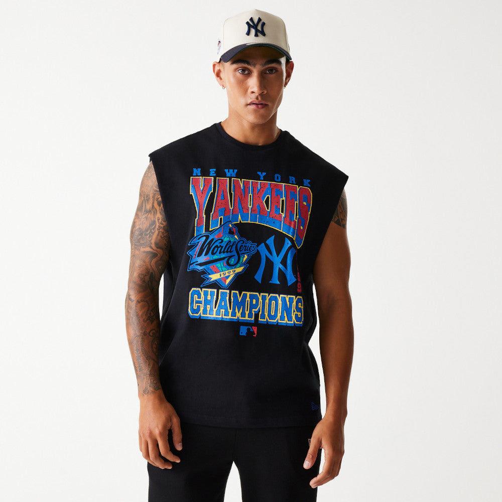 MLB SLEEVELESS GRAPHIC TEE  NEW YORK YANKEES BLK