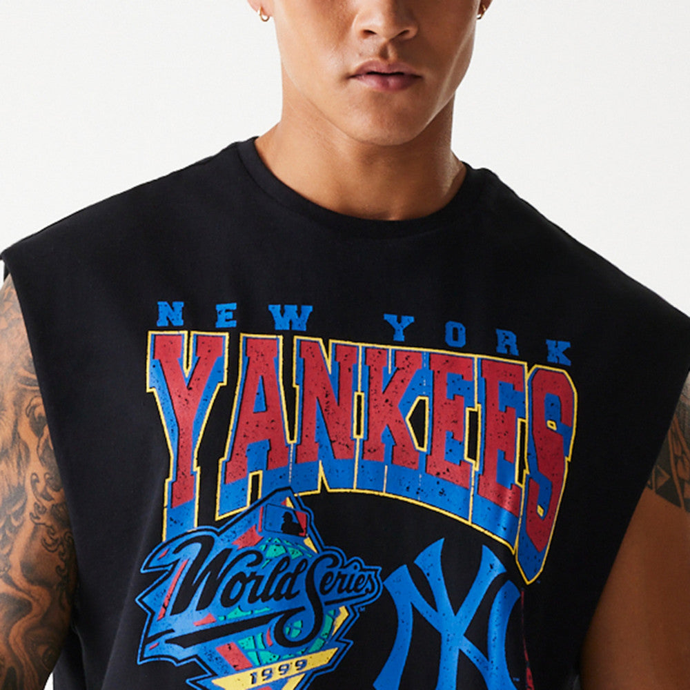 MLB SLEEVELESS GRAPHIC TEE  NEW YORK YANKEES BLK