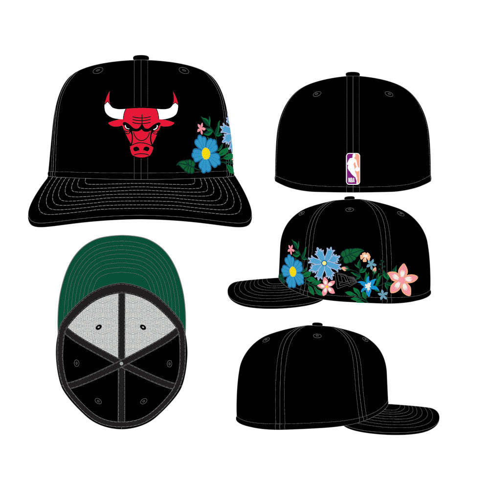 TONAL FLORALS CHICAGO BULLS