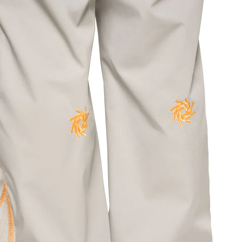 Pantalón Gris Overlocked