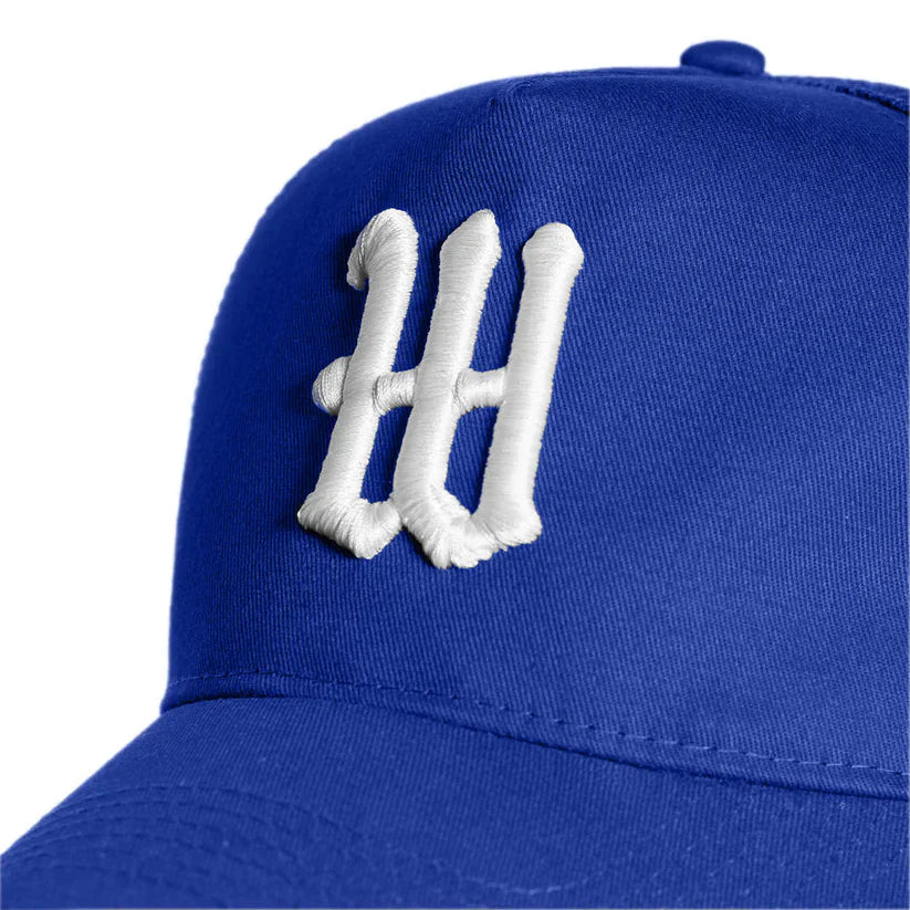 W Blue Trucker Hat