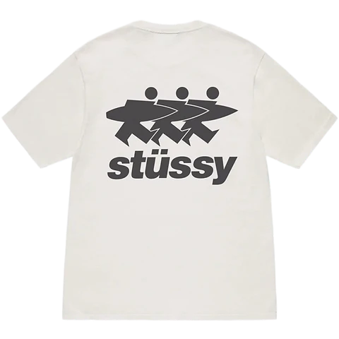 Stussy Surfwalk Pigment Dyed Tee Natural