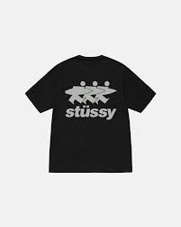 Stussy Surfwalk Pigment Dyed Tee Black